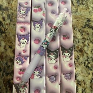 Sanrio Kuromi Purple Gel Pen 4 pack